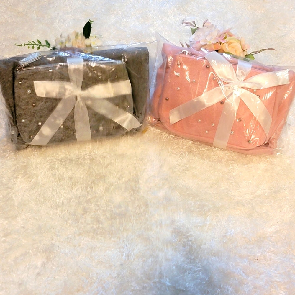 Cosmetic Bag n scarf Set